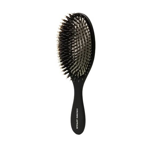 CROWN AFFAIR - The Brush No. 001 - Dual Bristle Brush for Medium to Thick, Straight or Wavy Hair, and for Healthy Scalp and Silky Strands