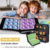 card file, 9 pockets can store 900 cards, 50 cards, PU surface waterproof and wear-resistant clip, collect Star Card Collection File (Dragon A)