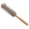 FOMIYES Round Hair Brush Wooden Comb Mini Quiff Roller for Women Men Thin Hair Bangs Beard Styling Lifting Curling Hairstyling Tool