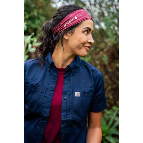 Carhartt Force Lightweight Headband, Bandana Print-Apple Butter/Malt, One Size
