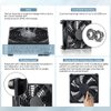 xiaoqijia 120mm IPX5 Waterproof 10-Speed Adjustable Case Fan - 5V/12V Dual Voltage USB/DC Powered - for Xbox, Router, DVR & Receivers