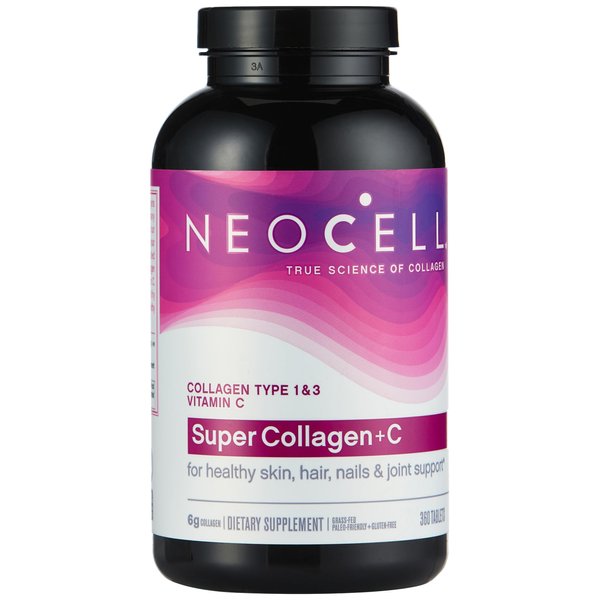 NeoCell Super Collagen Plus Vitamin C, Skin, Hair and Nails Supplement, Includes Antioxidants, Tablet, 360 Count, 1 Bottle