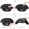 Piddle Pad Car Seat Protector, Waterproof Potty Training Seat Saver Pads for Infants Baby and Toddlers, Machine Wash and Dry (Black)