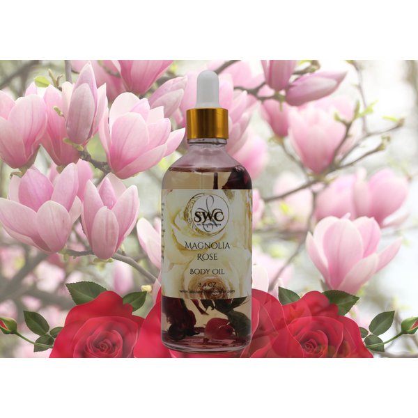 SWC Body Oils (Magnolia Rose) 3.4 Fl Oz (Pack of 1)