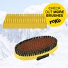 TOKO Ski Snowboard Oval Waxing Brush 13mm Soft Nylon Bush with Hand Strap