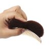 2Pcs Charming Bump It Up Volume Inserts Hair Comb Do Beehive Hair Styler Insert Tool Hair Base Styling Accessories for Women Girls (Brown)