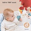 TUMAMA Baby Toys for 0 3 6 9 to 12 Months, Activity Plush Animal Stroller and Hanging Toy for Baby Car Seat Crib Travel, Sensory Learning Toy