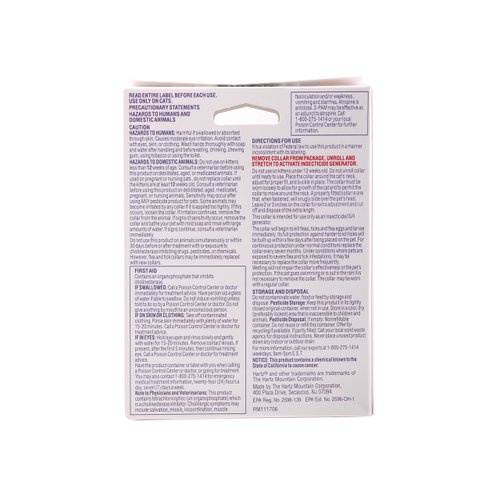 Hartz UltraGuard Plus Water Resistant 7 Month Protection Breakaway Flea & Tick Collar for Cats (3270094268)