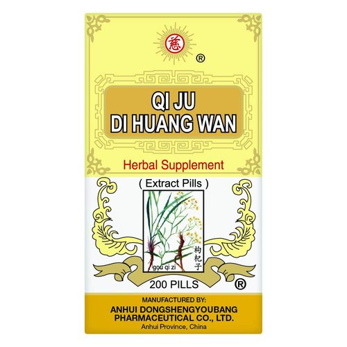 Solstice Medicine Qi Ju Di Huang Wan Herbal Supplement (200 Pills) (1 Bottle)