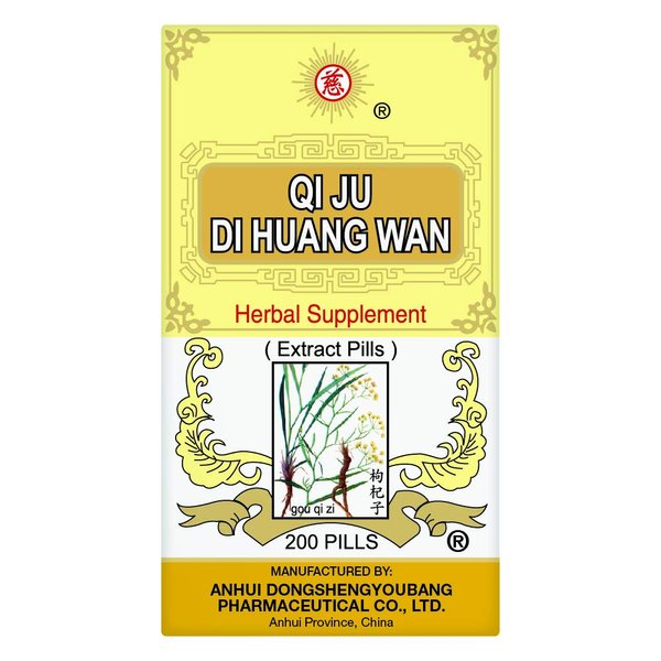 Solstice Medicine Qi Ju Di Huang Wan Herbal Supplement (200 Pills) (1 Bottle)