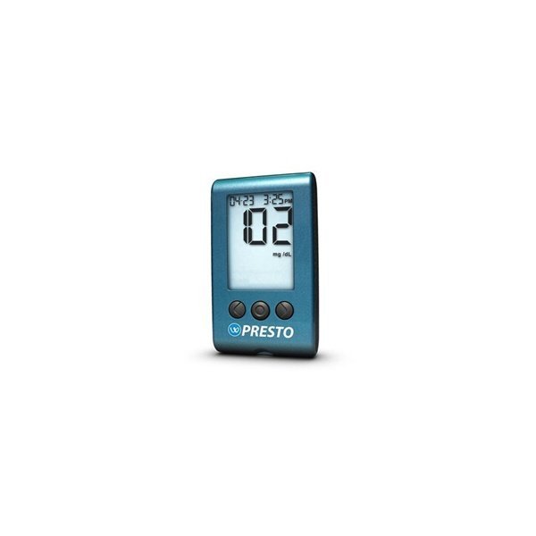 Wavesense Presto Blood Glucose Meter Kit & 200 Test Strips - Save 25%!