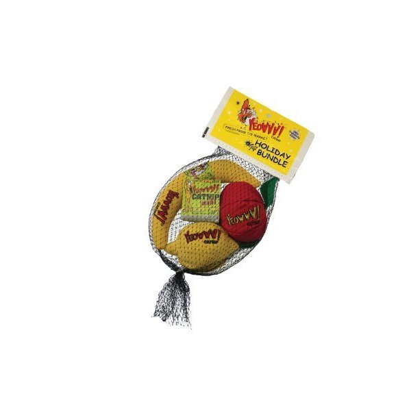 Yeowww Holiday Gift Bundle Catnip Toy by DuckyWorld Products, Inc.
