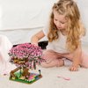 Sepuel Cherry Blossom Tree Building Set,(2008pcs) Flowers Bonsai Tree Mini Blocks Kit for Adult,Japanese Sakura-Tree House Building Blocks Set, Ideas for Girls 8 10 12 14+