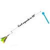 Jackson Galaxy Gotcha! Feather Wand Toy Attachment - Interactive Wand Toy, Feather Refill