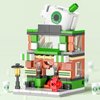 Tyoery Coffee Shop Building Blocks City Street View Building Set, DIY Creative Model Toys, Ideas Gifts for Kids Age 6-12, Compatible with Lego (208pcs)