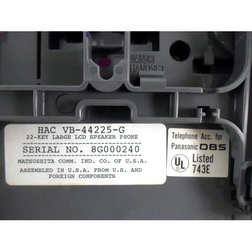 Panasonic VB-44225-G Digital Display Speakerphone (Renewed)