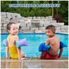 Swimways Soft Swimmies Toddler Floaties, Learn-to-Swim Inflatable Pool Floats & Arm Floaties, Swimming Pool Accessories for Kids Aged 3-5, Blue