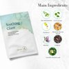YoungMe Soothing Glam Korean Sheet Mask Pack - Soothing & Hydrating Facial Mask with Aloe Vera & Cica - Hypoallergenic Sheet Mask for All Skin Types | 25g x 6 sheet mask pouch set