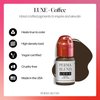 Perma Blend Luxe - Coffee - Microblading Ink for Permanent Eyeliner - Professional Tattoo Ink - Brown Tattoo Ink Makeup - Vegan (0.5 oz)