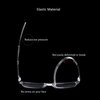 LifeArt 4 Pairs Reading Glasses, Blue Light Blocking Glasses, Computer Reading Glasses for Women and Men, Fashion Rectangle Eyewear Frame(4 Clear, 2.00 Magnification)