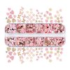 12 Grids Gold Pink Nail Glitter Sequins 3D Holographic Nail Glitter Flakes Butterfly Flower Leaf Nail Sequin Flakes Heart Rabbit Nail Charms for Women Nails Art Decorations