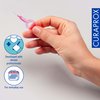 Curaprox CPS 08 Prime Start Interdental Brushes Set, 5 Interdental Brushes CPS 08 + 1 UHS 409 Holder + 1 UHS 470 Holder, 0.8 mm Diameter, 3.2 mm Effectiveness, Pink