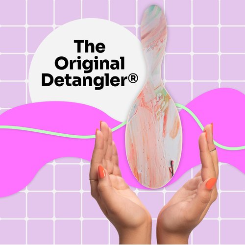 Wet Brush Original Detangler Hair Brush, Rose (Liquid Fluidity) - Ultra-Soft IntelliFlex Bristles - Detangling Brush Glide Through Tangles With Ease For All Hair Types - Wet & Dry Hair