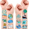 Travel Temporary Tattoos Bon Voyage Birthday Party Supplies Favors Decorations Adventure Awaits World Travel Super Cute 96 PCS Tattoos Stickers for Kids Boys School Classroom Rewards Gifts Ideal