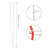 FoRapid 0.3mmx20cm Steel Wire Flexible Durable Collapsible Big Eye Embroidery Beading Needles Easy Threading Sewing Needles Open End for Any Thread Size Jewelry Making 10cm/4in(Folded Length) 10 pcs