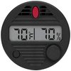HygroSet II Round Digital Hygrometer for Humidors, 10-Second Refresh Rate, Battery Included, 2% Humidity and 1% Temperature Accuracy for Cigar Humidors