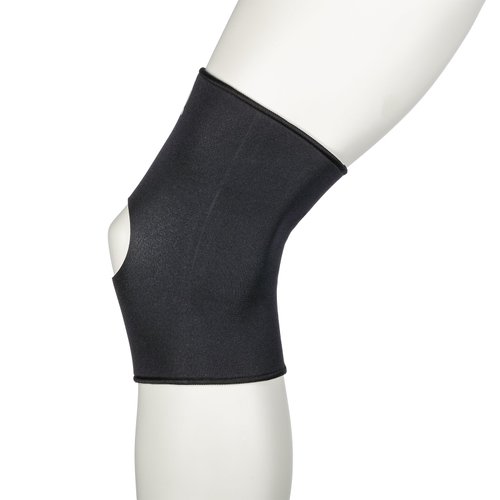 Cramer Basic Neoprene Patellar Support Compression Sleeve, Best Knee Support For Running, Sports Brace for Knees, Compression Leg Sleeves for ACL & MCL Strain or Pain, Runner's Knee Cap, Black