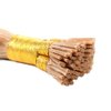 I Tip Hair Extensions Human Hair,100strands 0.8g/s 80g I Tip Human Hair Extensions, 27 Strawbrry Blonde 16inches Straight I-tip Real Hair Extensions