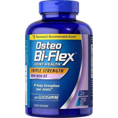 Osteo Bi Osteo Bi Flex Supplement Glucosmine 1500 Mg Vitamin D 1000IU (200Count), 200Count 1 Pack