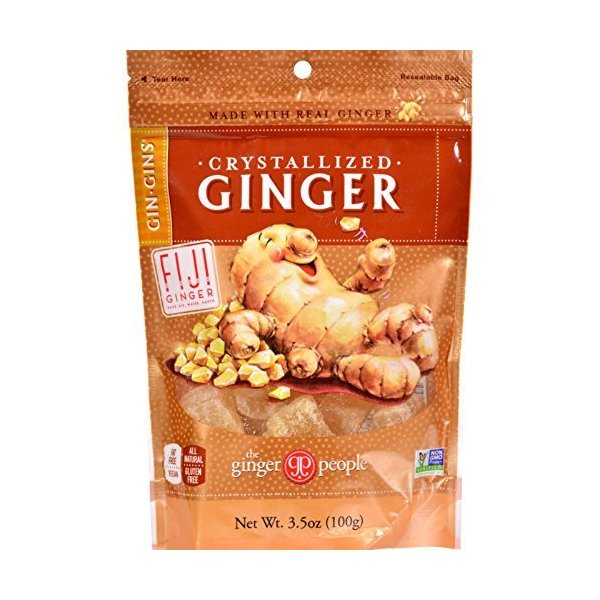 Ginger People Crystallized Ginger Candy - 3.5 oz