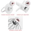 AMI PARTS Kitchen Mixer Attachment Coated Flat Blade Paddle K45B/ Wire Whip K45WW/ Dough Hook K45DH, 3 Pieces Stand Mixers Repair Set for Kitchen Tilt-Head Stand Mixers