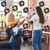 36pcs 1950's Rock and Roll Party Decorations,50s Sock Hop Hanging Decorations Vinyl Record Music Themed Party Swirls Streamers Ceiling Supplies for 50's Theme Rock Music Birthday Party Supplies