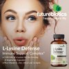 Futurebiotics L-Lysine Defense Immune Support Complex 1500 MG Per Serving with Vitamin C, Zinc, Olive Leaf & Garlic - Non-GMO, 250 Vegetarian Capsules