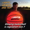 MindWare Glow Basketball Court Set with Bonus Solar-Powered Hoop Lights - Ages 5 and Up