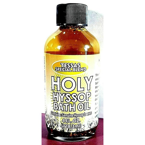 1 Pc Tessas' Special Holy Hyssop Bath Oil 4 Fl Oz