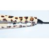 Dual Voltage 0.5" (Inch) Leopard Print Mini Travel Ceramic Hair Straightener with Travel Pouch Bag (Leopard Print)