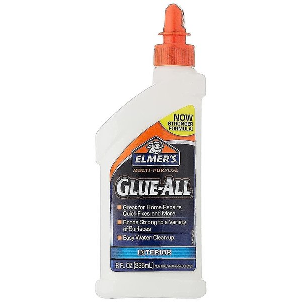 Elmer's Products E3820 Multi-Purpose Glue, 8 oz, White, 8 Fl Oz
