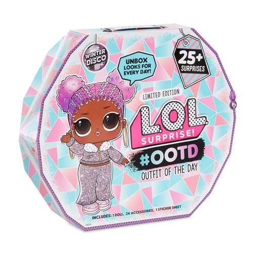 LOL Surprise OOTD Dolls Outfit Of The Day Winter Disco 25+ Surprises Gift Set For Girl Kids Fashion and Fun Outfit Shoes And Accessories | Great Christmas LOL Advent Calendar For Kids Ages 6+