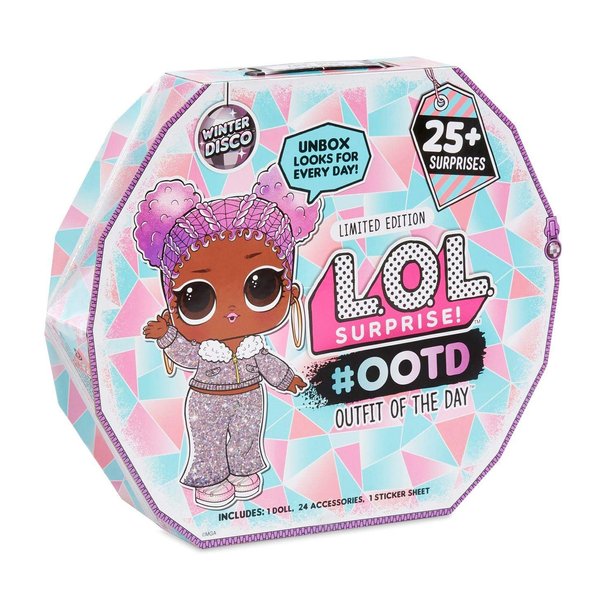 LOL Surprise OOTD Dolls Outfit Of The Day Winter Disco 25+ Surprises Gift Set For Girl Kids Fashion and Fun Outfit Shoes And Accessories | Great Christmas LOL Advent Calendar For Kids Ages 6+
