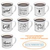 MAINEVENT Wifey Hubby Mugs Set of 2 Coffee Mug 11 Ounce, Bride Groom Mug Set Wedding Gift to Give, Couples Coffee Mug Set Quote, Newlywed Coffee Mug Gift Set, Mr Mrs Mugs for Married Couple
