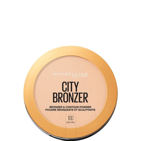 Maybelline New York City Bronzer Powder Makeup, Bronzer and Contour Powder, 100, 0.32 oz.