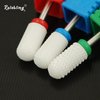 Rolabling Round Head Ceramic Nail Drill Bit For Electric Nail Drill Manicure Machine Accessories Tool (Blue Medium)