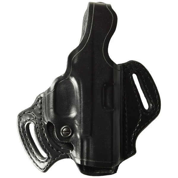Aker Leather 168 FlatSider XR12 Belt Holster for Glock 19/23, Black, Right Hand