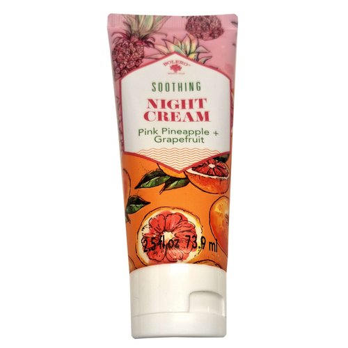 Bolero Soothing Night Cream Pink Pineapple & Grapefruit 2.5fl oz (73.9ml)