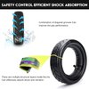 8.5 Inch Electric Scooter Replacement Tire & Inner Tubes, 50/75-6.1 Compatible for Gotrax Gxl V2/Xiaomi M365/Pro/1S, 8 1/2X2 Rubber Tyre & Air Inner Tube Set (Straight Valve Stem) (1 Set)