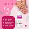 Nailite Nail Polish Remover – 100% Pure Acetone, Quick Professional Ultra-Powerful Remover, for Natural, Gel, Acrylic, Shellac Nails and Dark Colored Paints (16 Fl. Oz.)